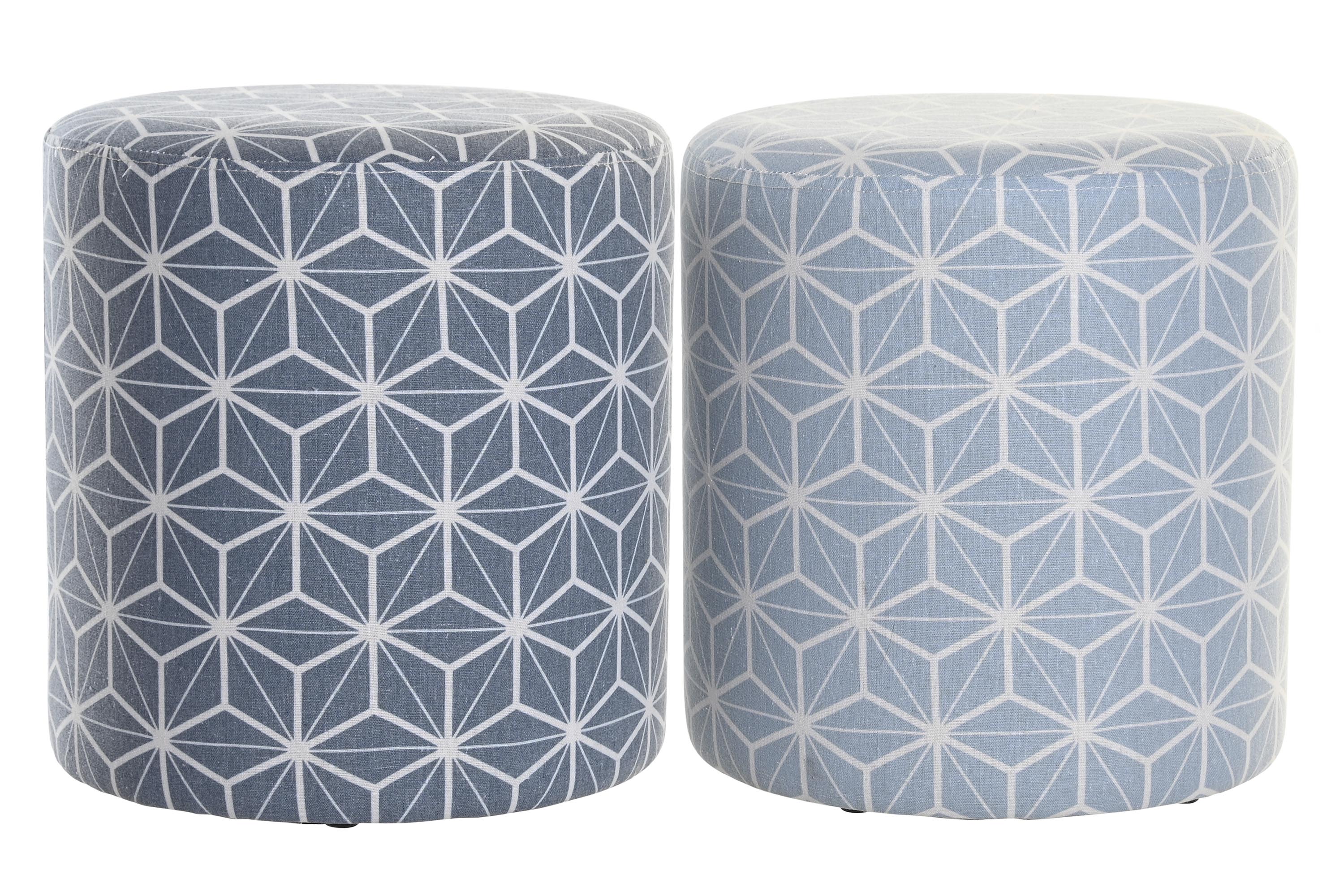 REPOSAPIES POLIESTER 31X31X33 GEOMETRICO 2 SURT. - Imagen 1