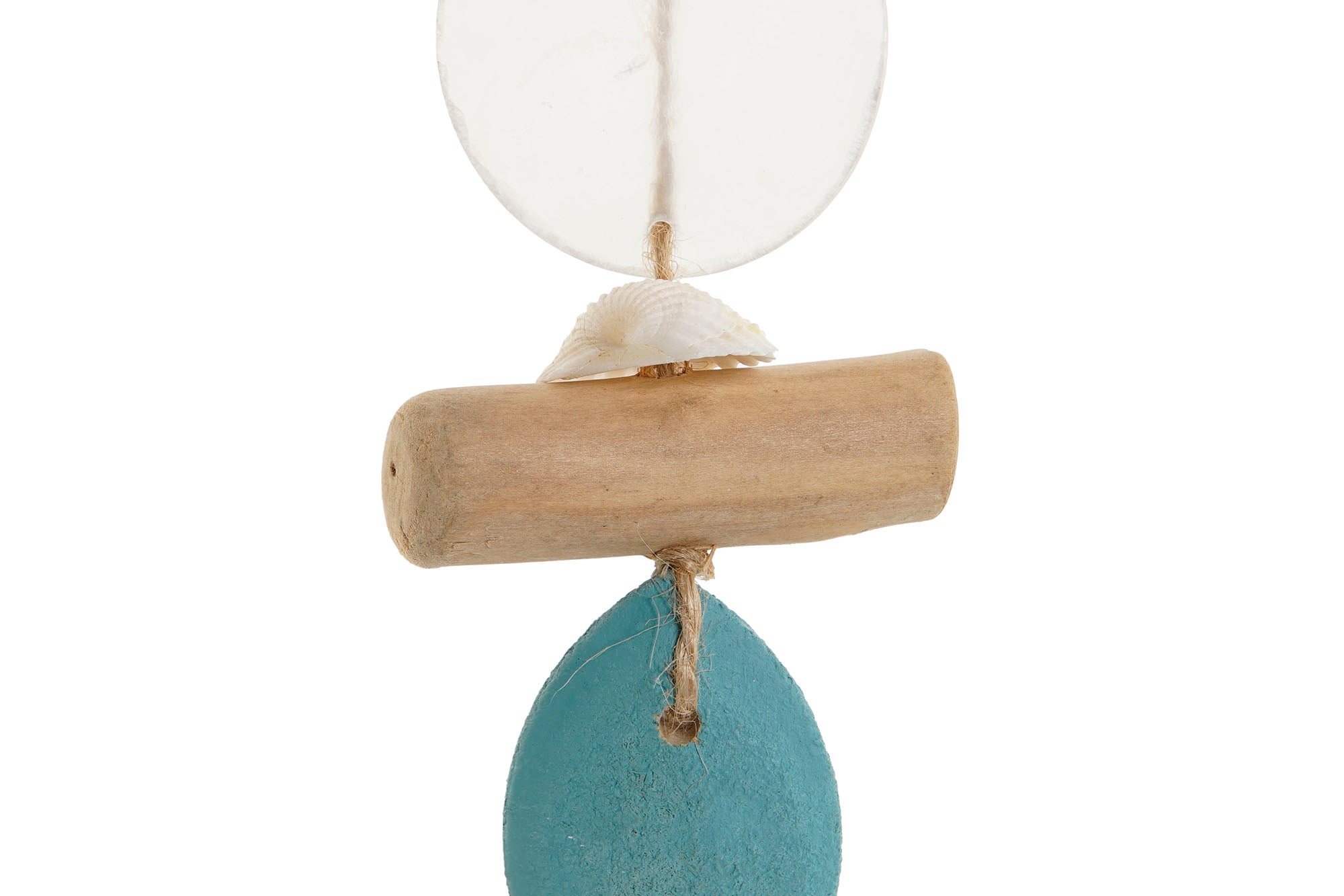 DECORACION COLGANTE MADERA RESINA 30X3X52 - Imagen 4