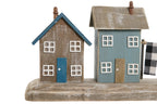 DECORACION MADERA 25,5X9X13,5 CASAS 2 SURT. - Imagen 4