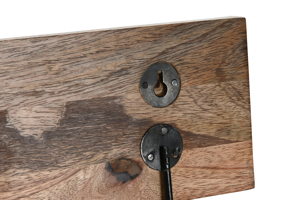 PERCHERO MANGO 38X5X18 PECES 3 PERCHAS LACADO - Imagen 3