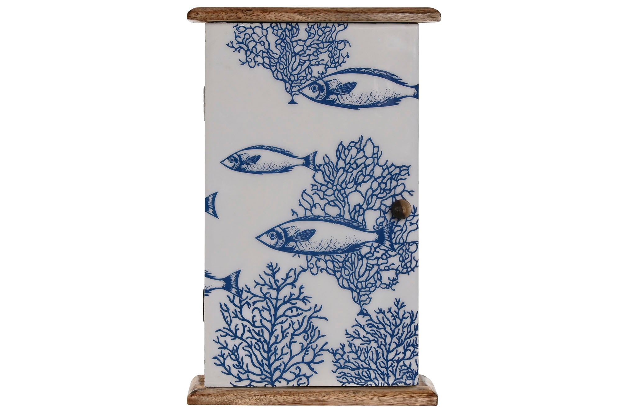 GUARDALLAVES MANGO 18X7,5X28 PECES LACADO BLANCO - Imagen 1