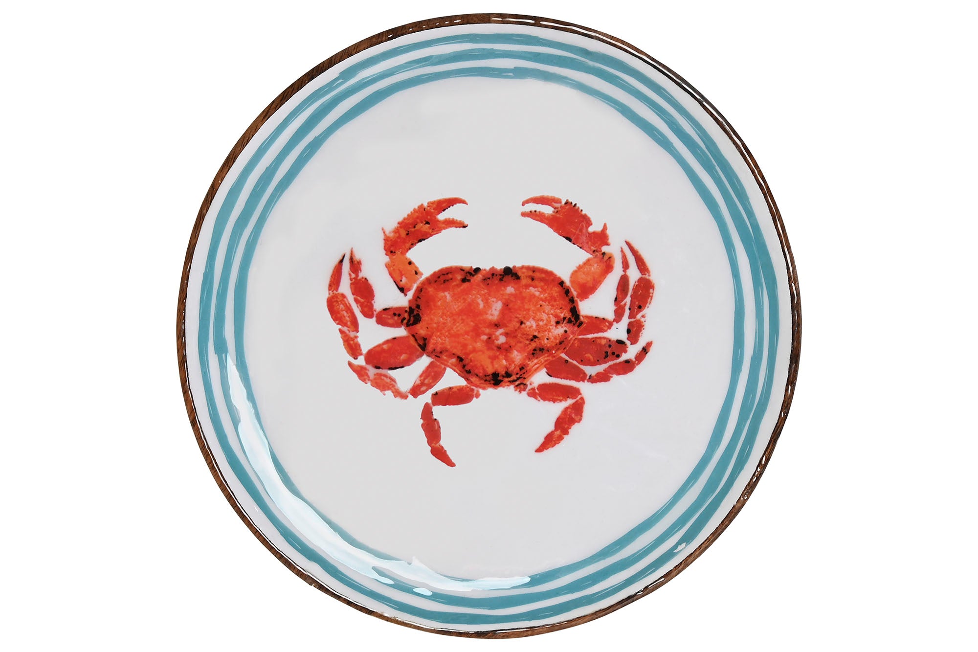 CENTRO MESA MANGO 25,5X25,5X2,5 LACADO MULTICOLOR - Imagen 1