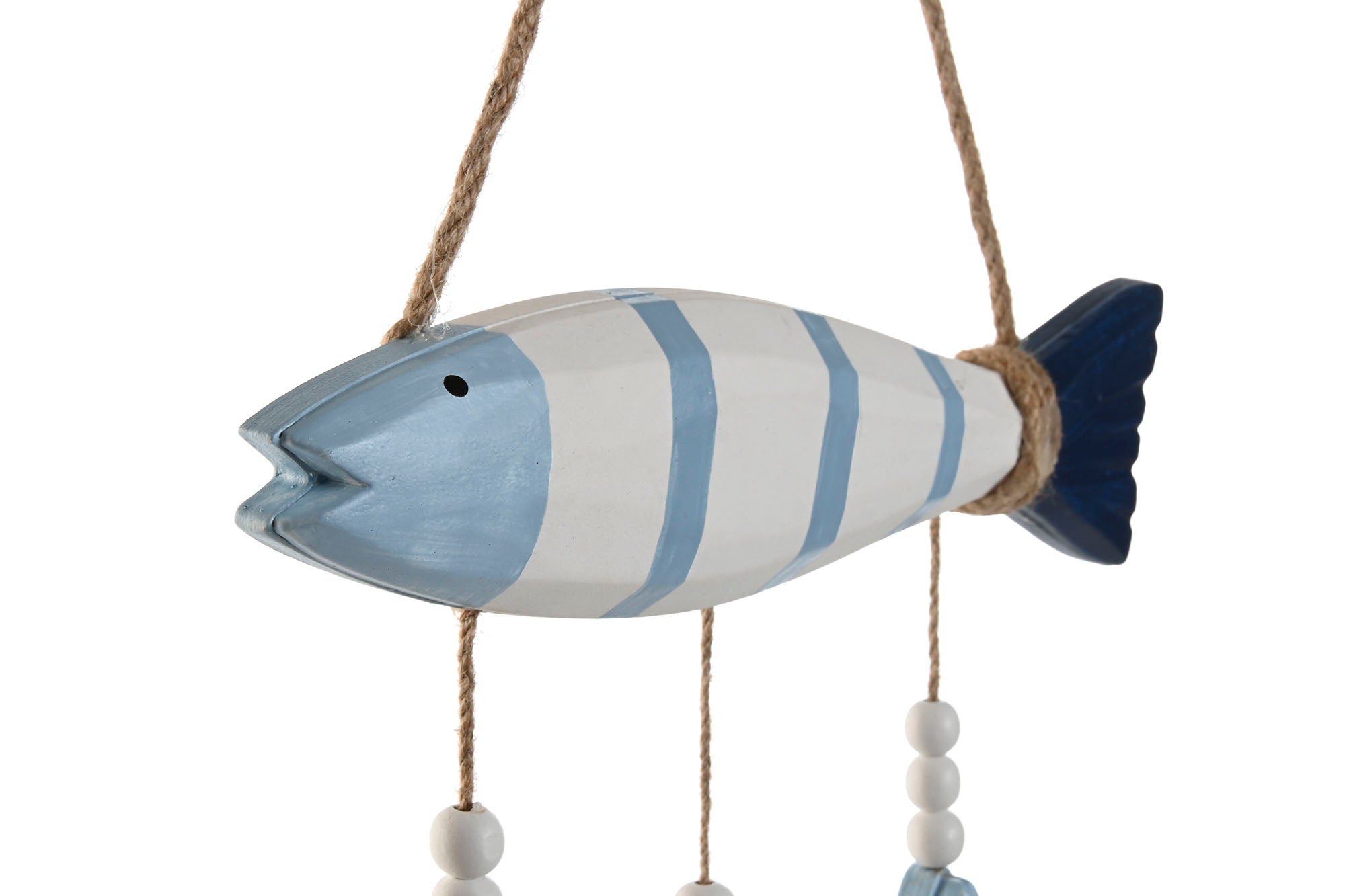 DECORACION COLGANTE RESINA 65X4X32,5 PECES AZUL - Imagen 2