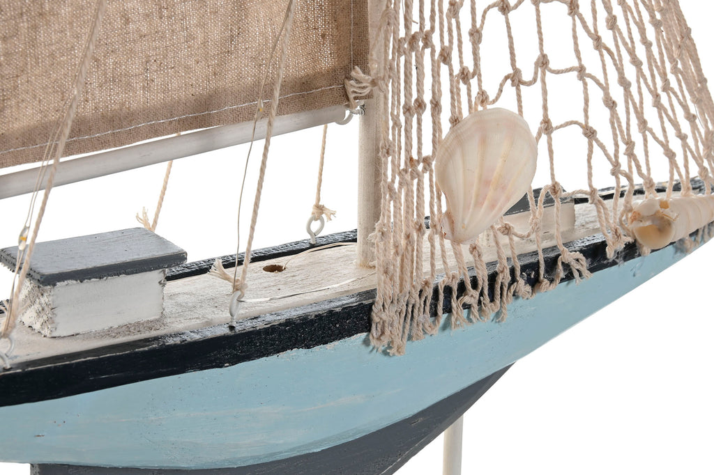 FIGURA LED MDF 32,5X5,5X51 BARCO AZUL - Imagen 3