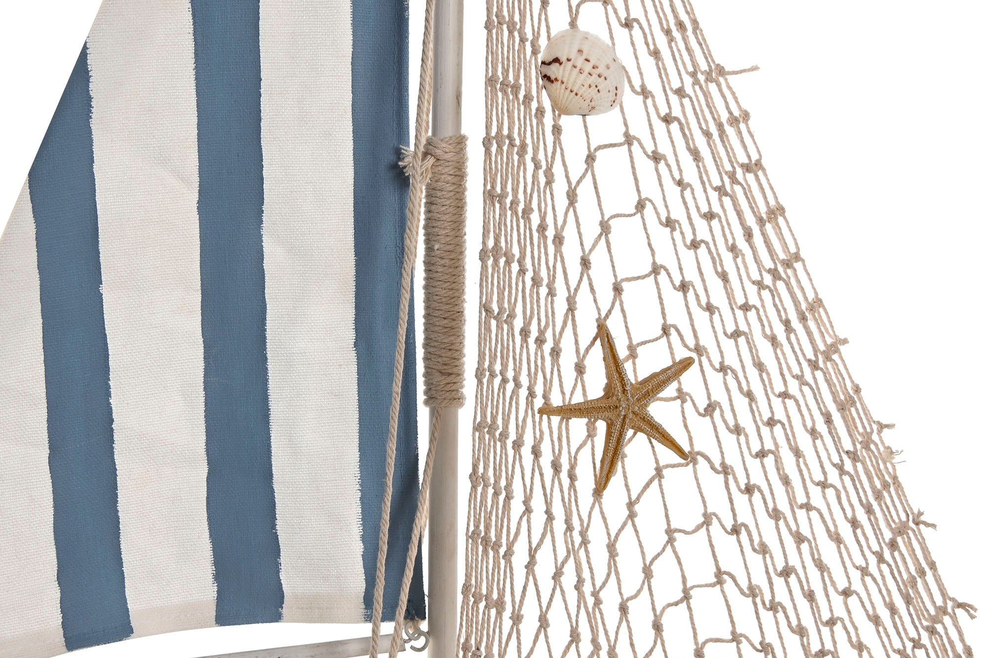 FIGURA MDF POLIESTER 42,5X8X72 BARCO AZUL - Imagen 4