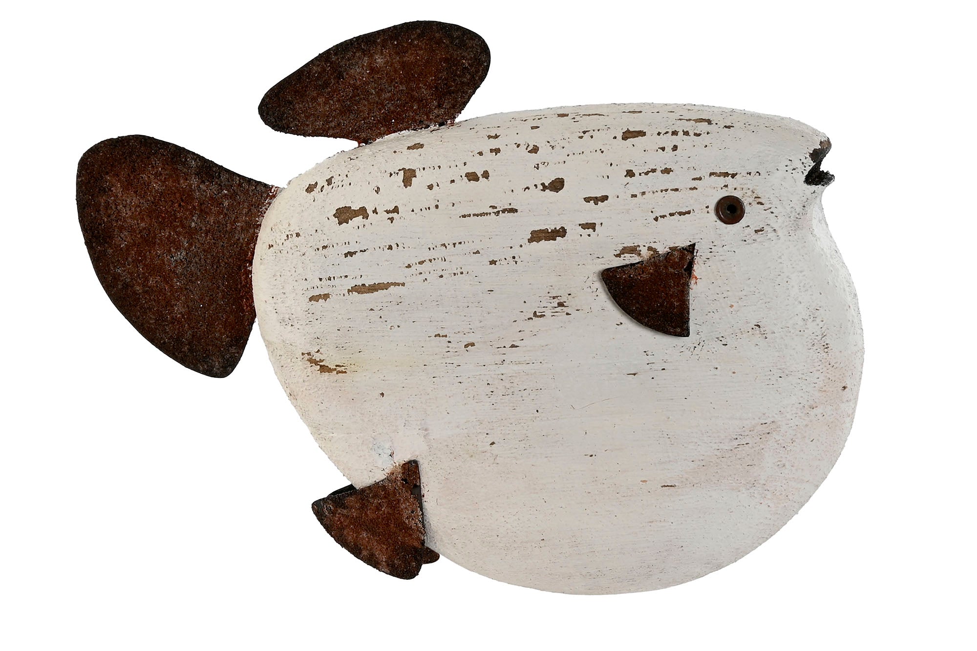 FIGURA PAULOWNIA 18,5X5X13,5 BLANCO - Imagen 1