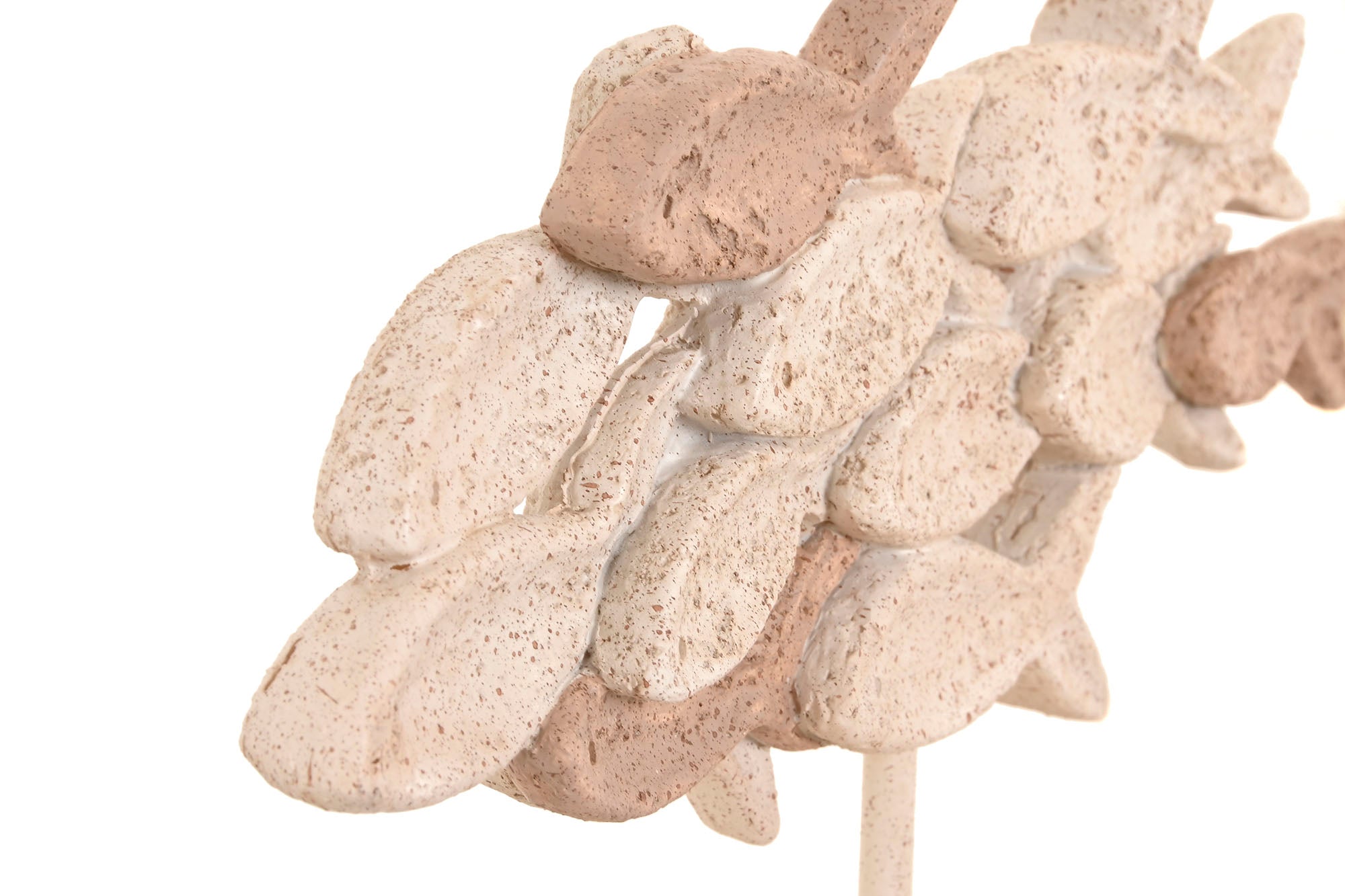 FIGURA RESINA 31X9X21 PECES DESGASTADO BEIGE - Imagen 1