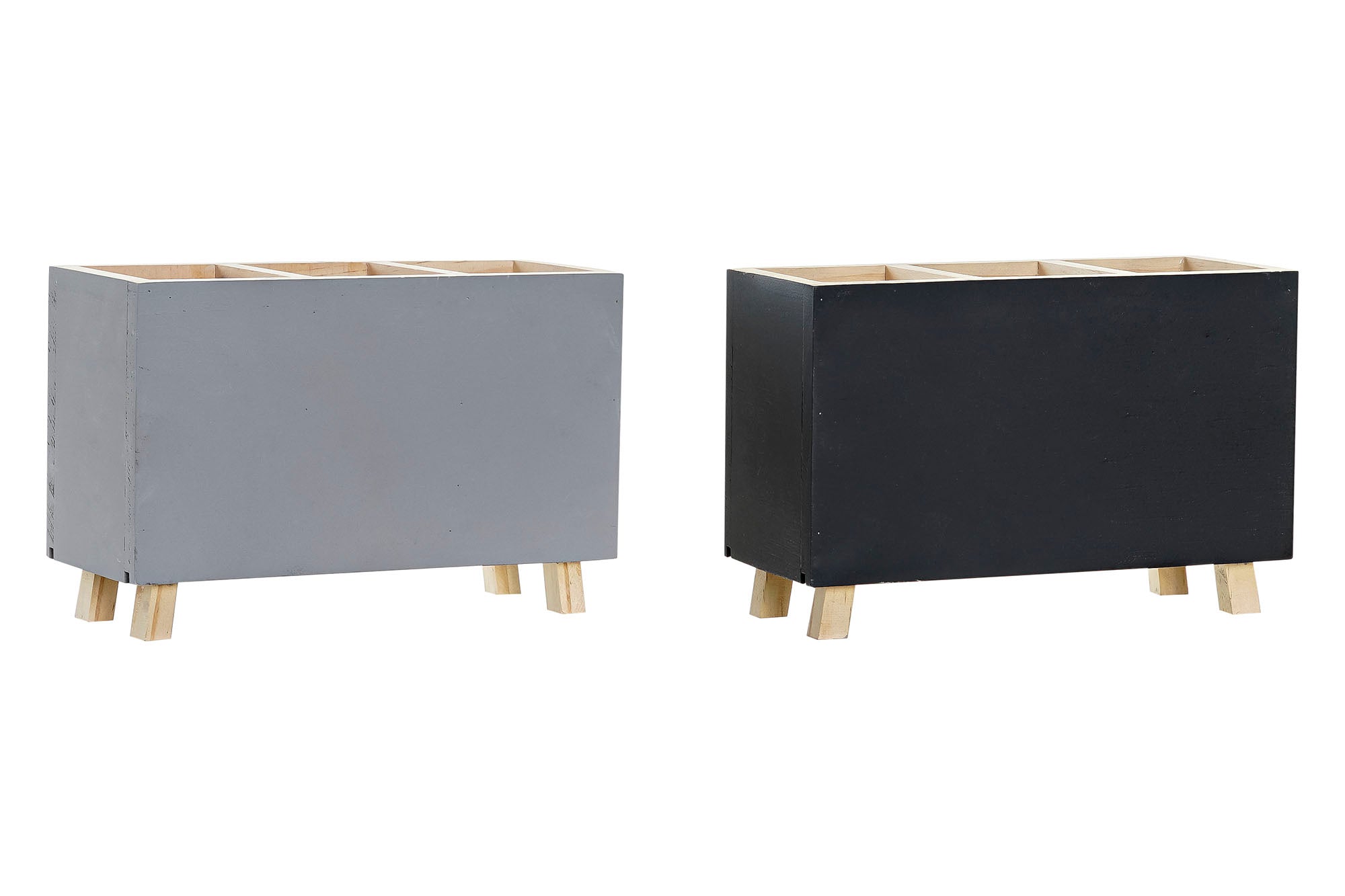 ORGANIZADOR MADERA 18X7,5X12 2 SURT. - Imagen 1