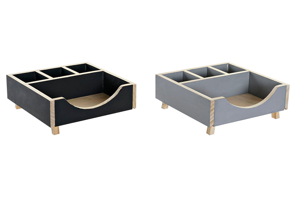 ORGANIZADOR MADERA 18X18X7 2 SURT. - Imagen 1