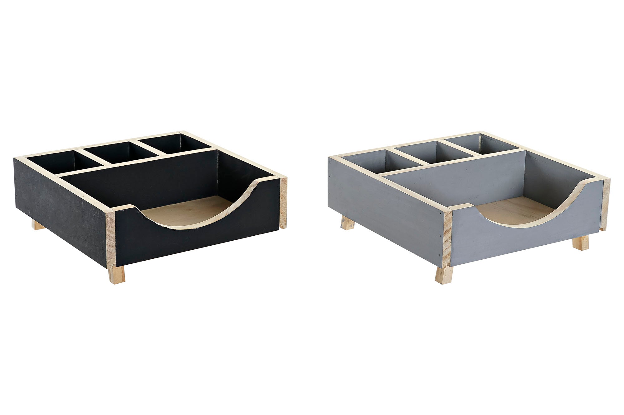 ORGANIZADOR MADERA 18X18X7 2 SURT. - Imagen 1