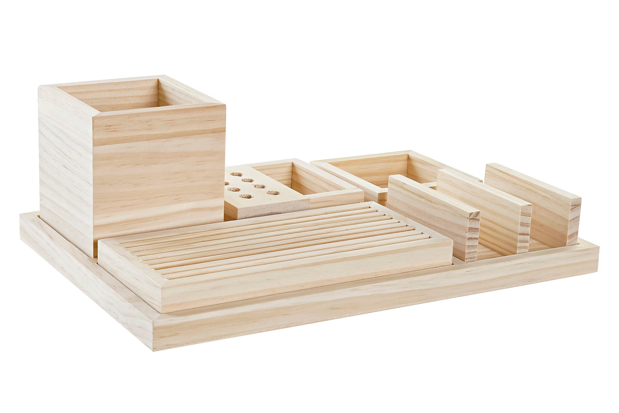 ORGANIZADOR MADERA 35X23X12 ORGANIZADOR MADERA - Imagen 1