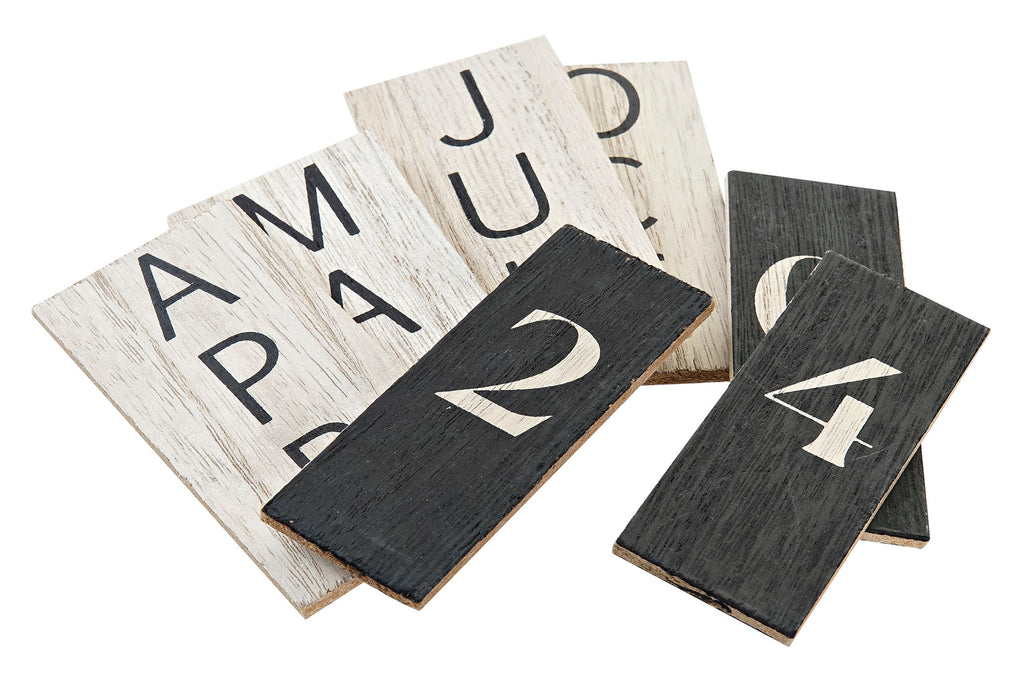 ORGANIZADOR MDF 30X15X15 CALENDARIO NEGRO - Imagen 4