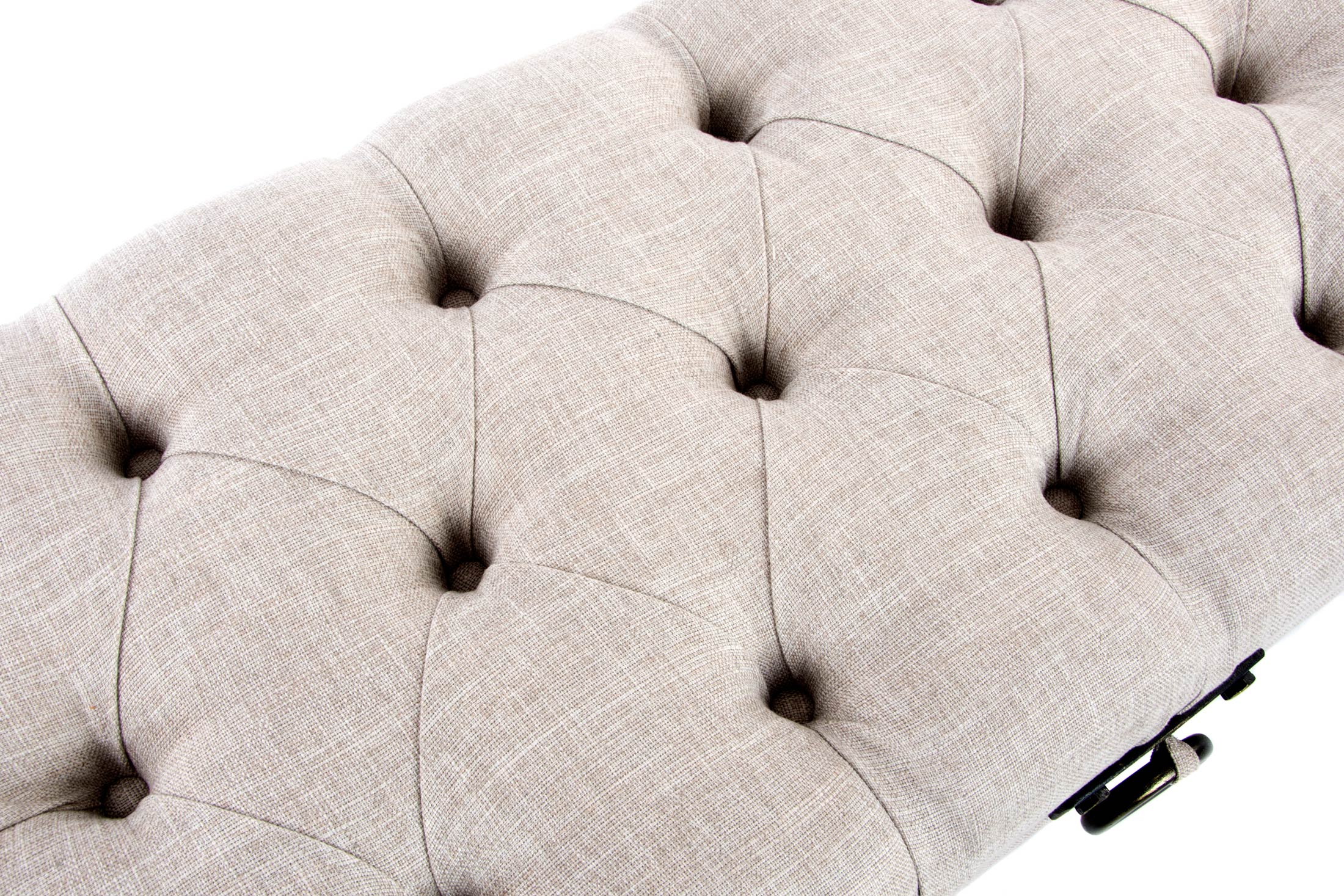 DESCALZADORA LINO MDF 122X47X43 BEIGE - Imagen 2