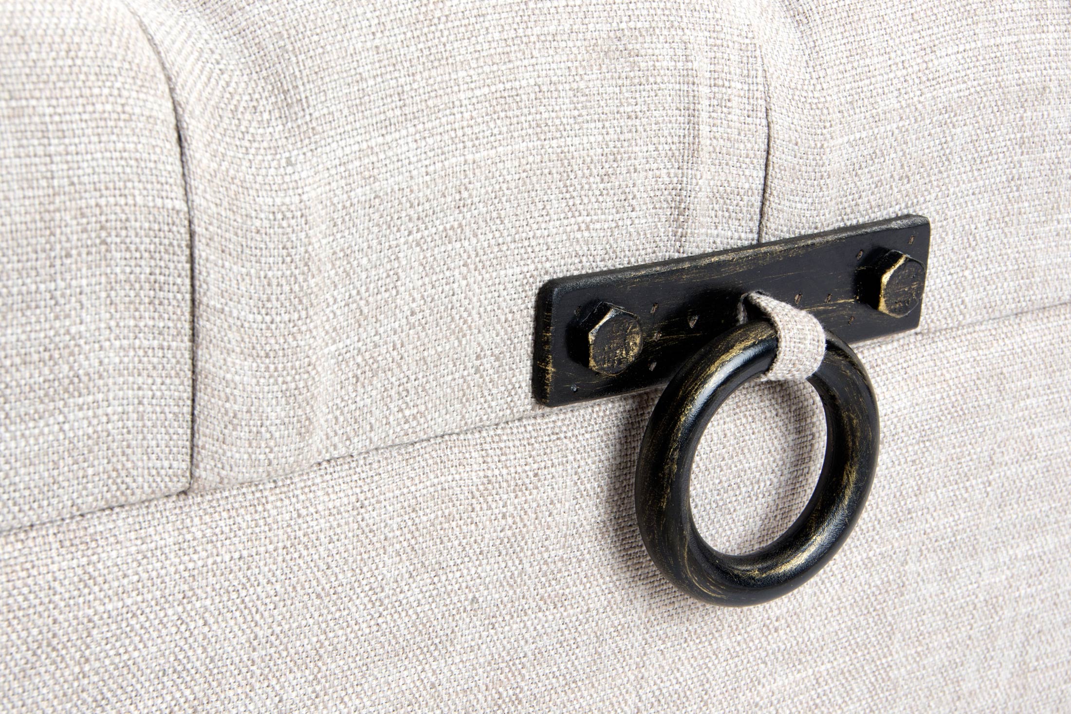 DESCALZADORA LINO MDF 122X47X43 BEIGE - Imagen 4