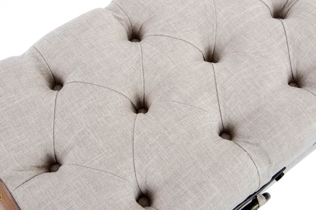 DESCALZADORA LINO MDF 82X42X43 BEIGE - Imagen 2