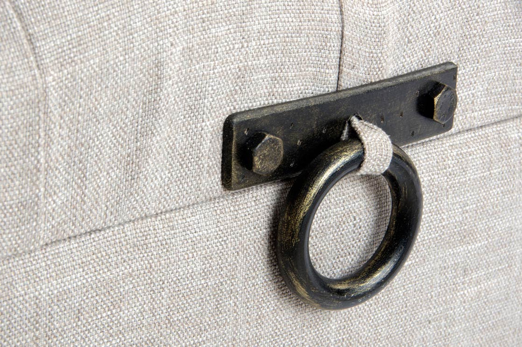 DESCALZADORA LINO MDF 82X42X43 BEIGE - Imagen 4