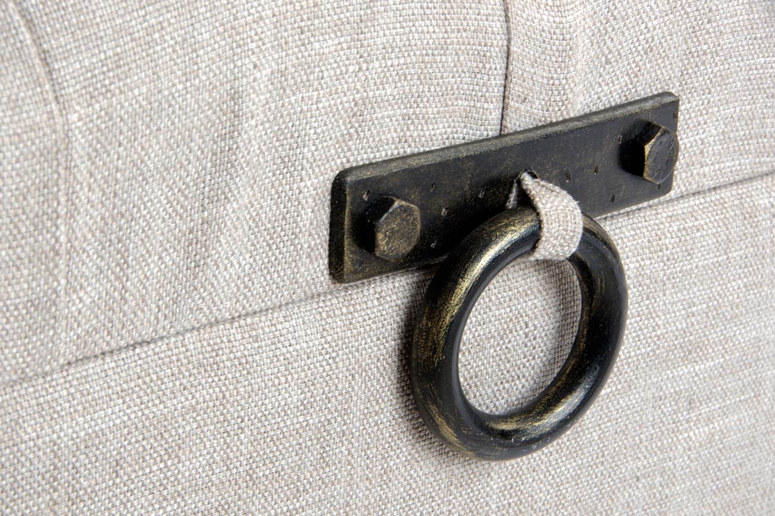 DESCALZADORA LINO MDF 82X42X43 BEIGE - Imagen 4