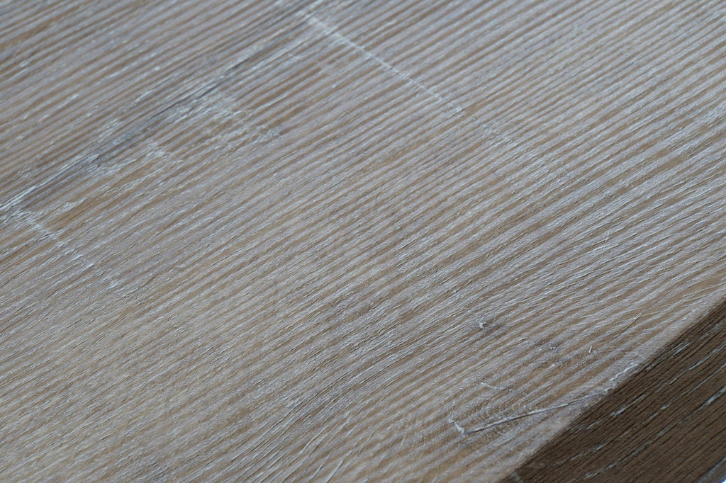 MESA COMEDOR MDF CRISTAL 180X90X76 MARRON - Imagen 6