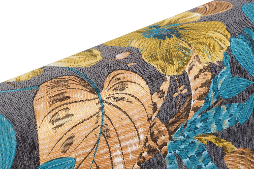 CABECERO CAMA POLIESTER MADERA 160X10X60 HOJAS - Imagen 4