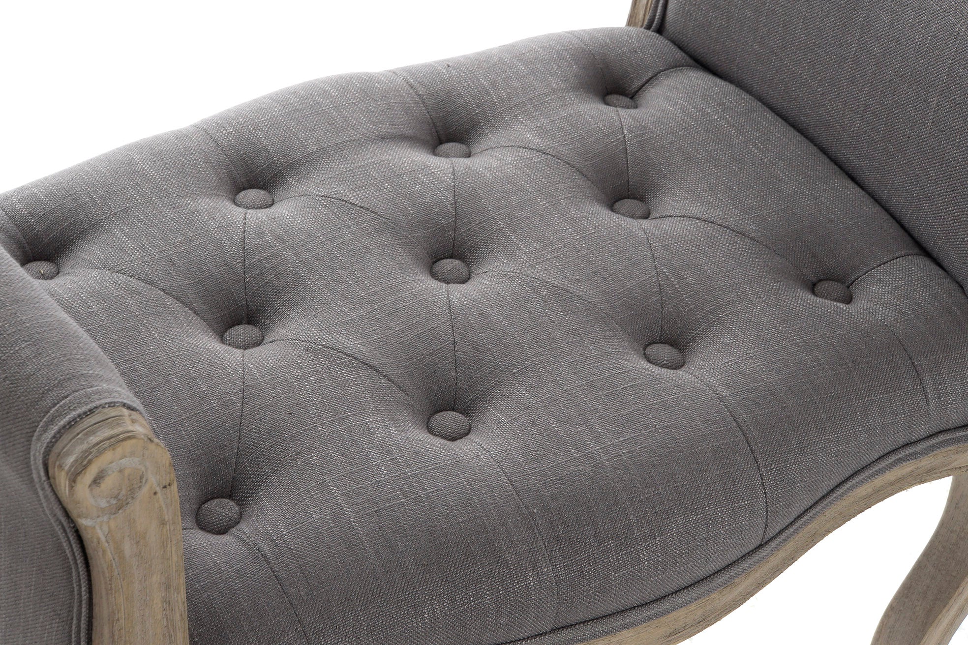 DESCALZADORA LINO RUBBERWOOD 65X46X60 GRIS - Imagen 2