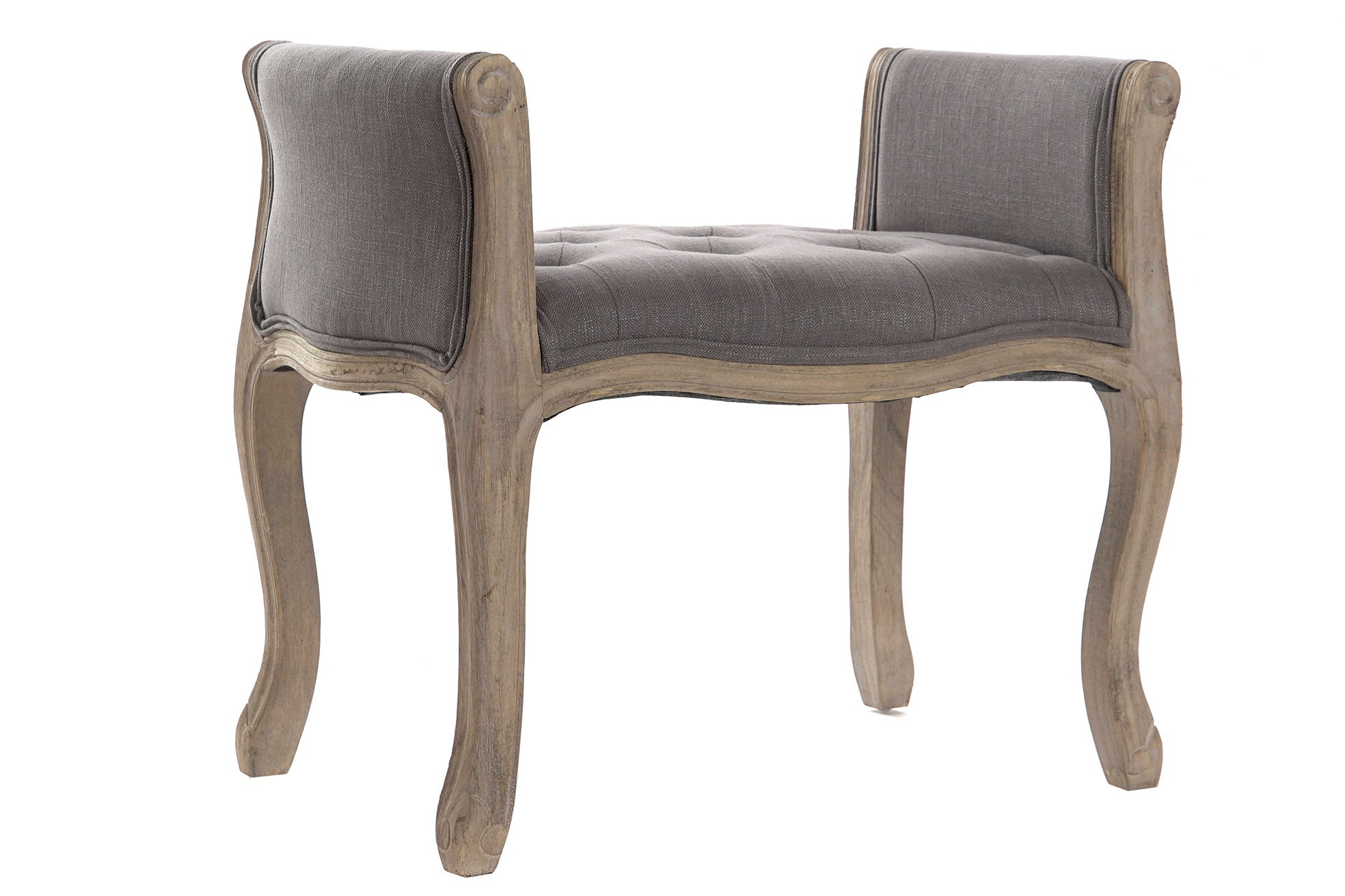 DESCALZADORA LINO RUBBERWOOD 65X46X60 GRIS - Imagen 1