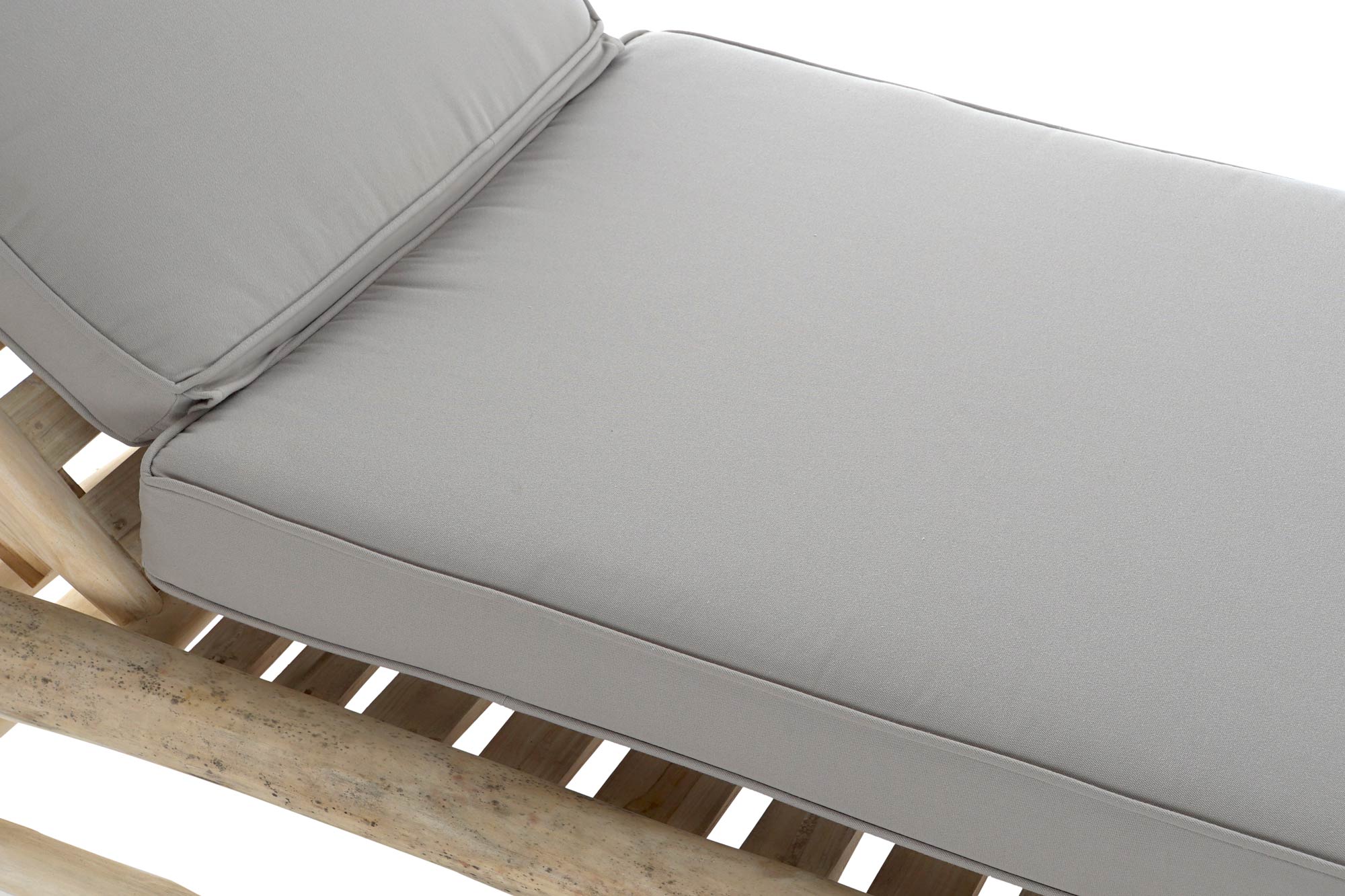 TUMBONA TECA POLIESTER 86X209X36 NATURAL - Imagen 2