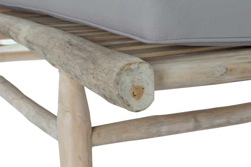 TUMBONA TECA POLIESTER 86X209X36 NATURAL - Imagen 4