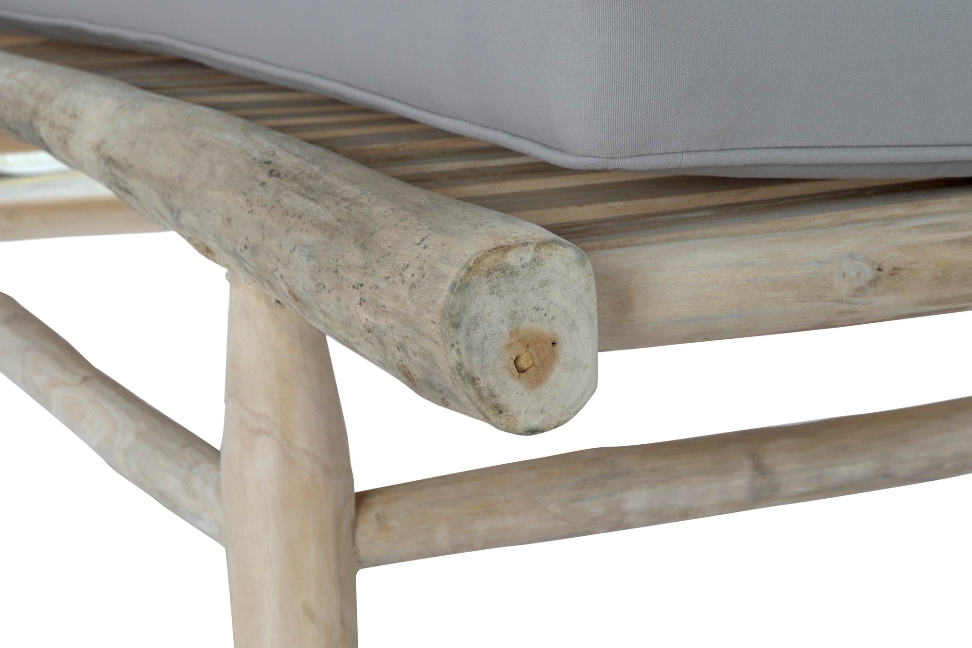 TUMBONA TECA POLIESTER 86X209X36 NATURAL - Imagen 4