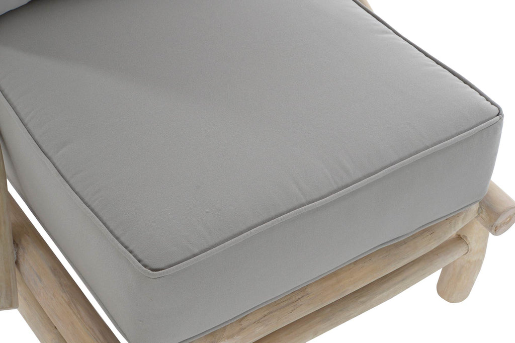 BUTACA TECA POLIESTER 82X80X73 GRIS CLARO - Imagen 2