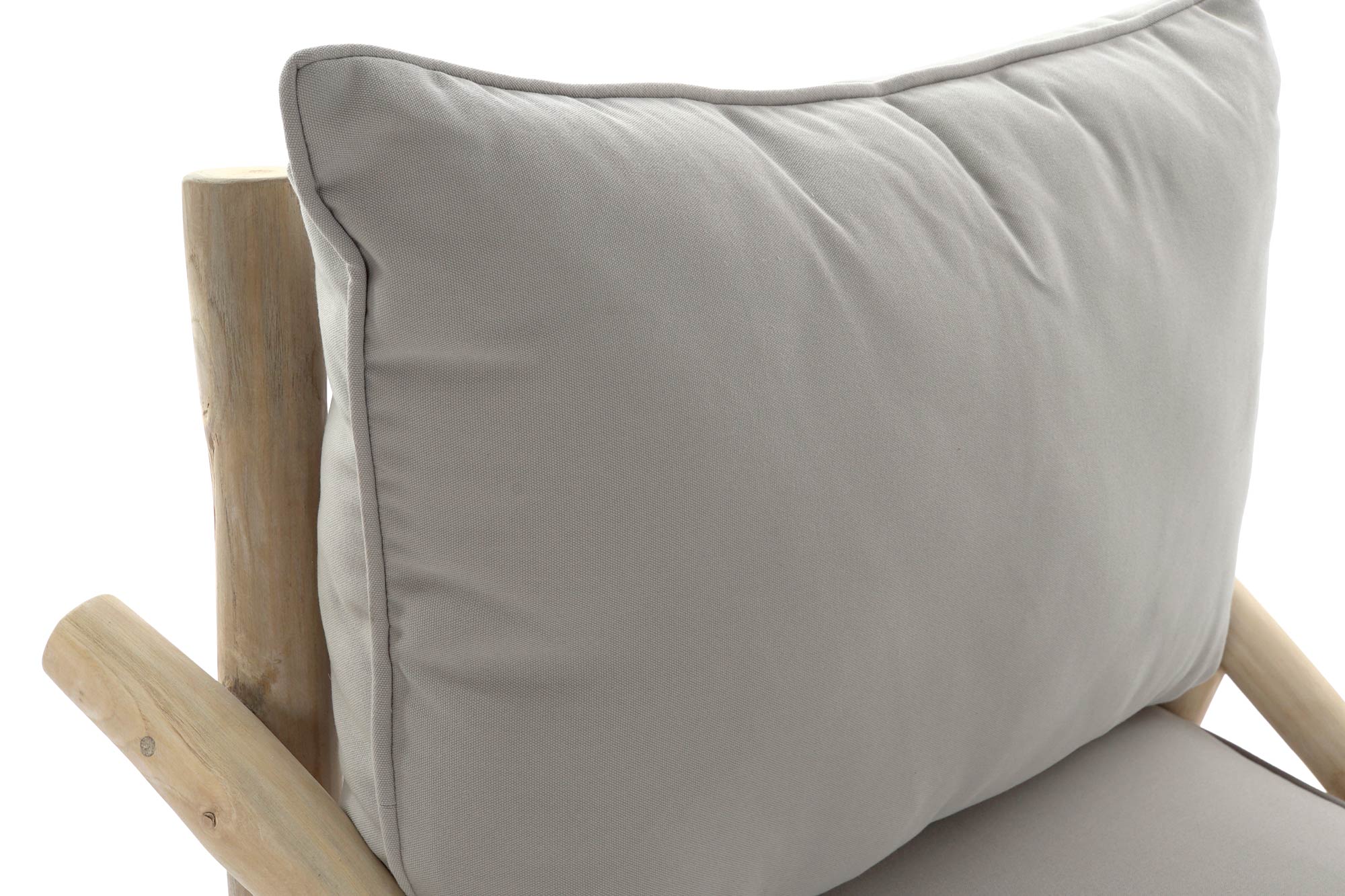 BUTACA TECA POLIESTER 82X80X73 GRIS CLARO - Imagen 3