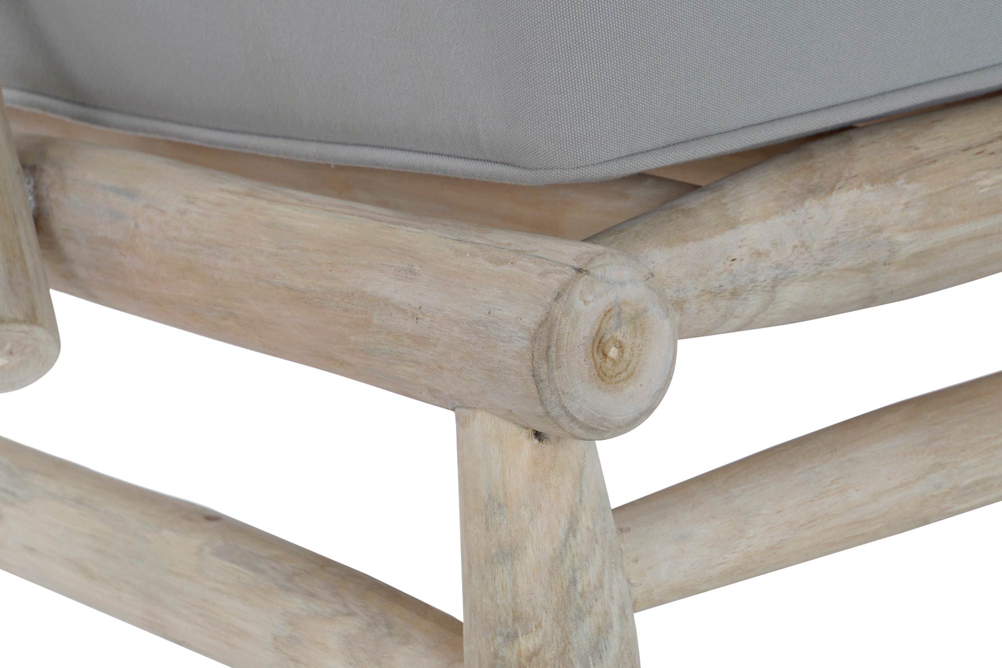 BUTACA TECA POLIESTER 82X80X73 GRIS CLARO - Imagen 4