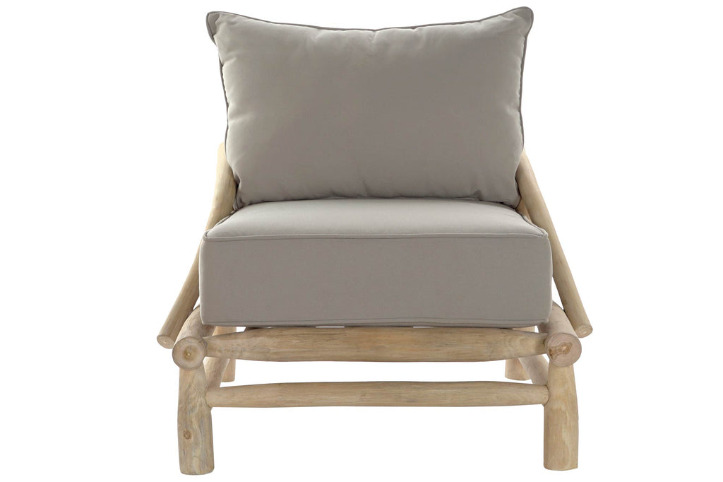 BUTACA TECA POLIESTER 82X80X73 GRIS CLARO - Imagen 6