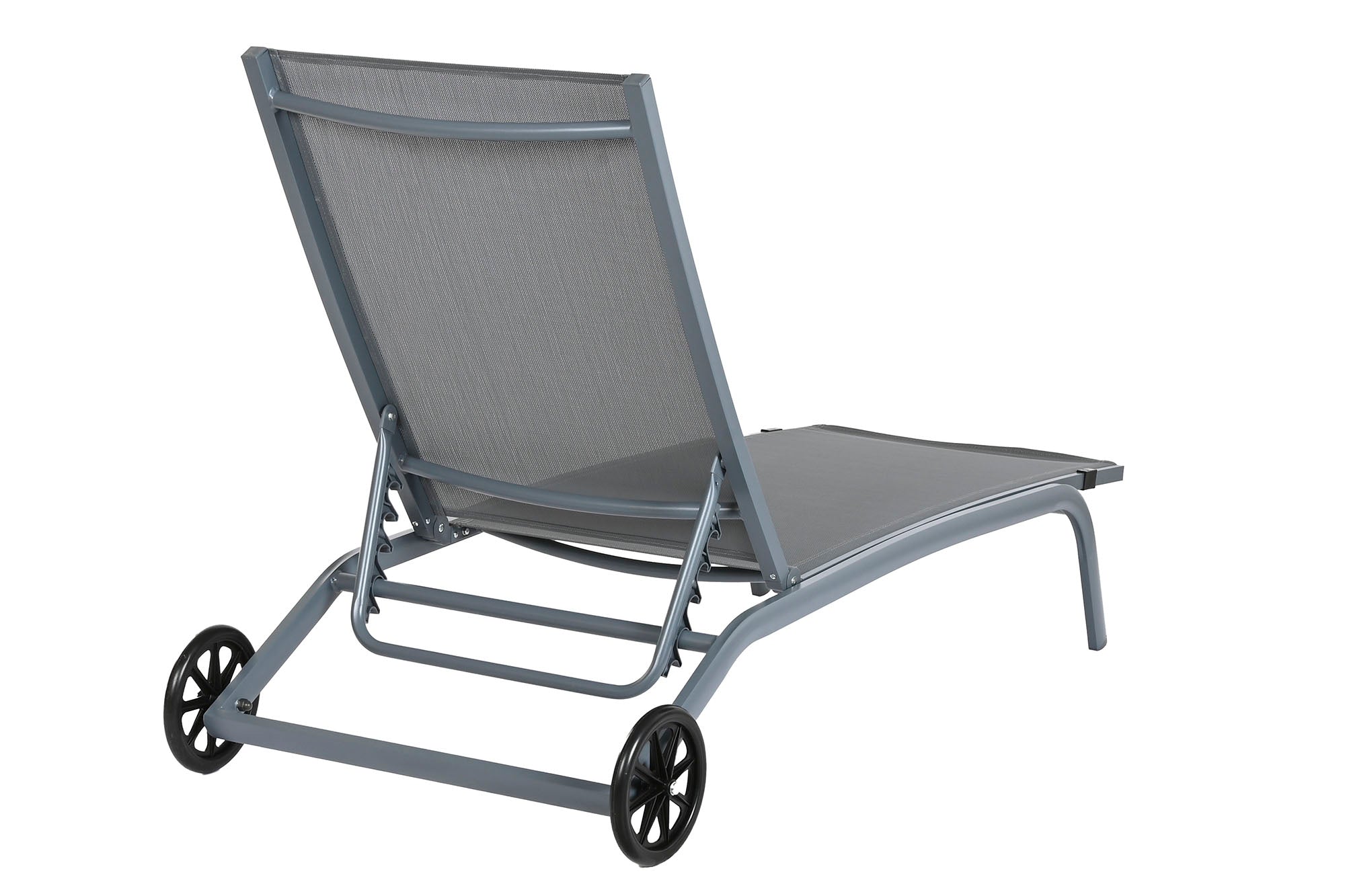 TUMBONA ALUMINIO TEXTILENE 187,5X64X97 RUEDAS