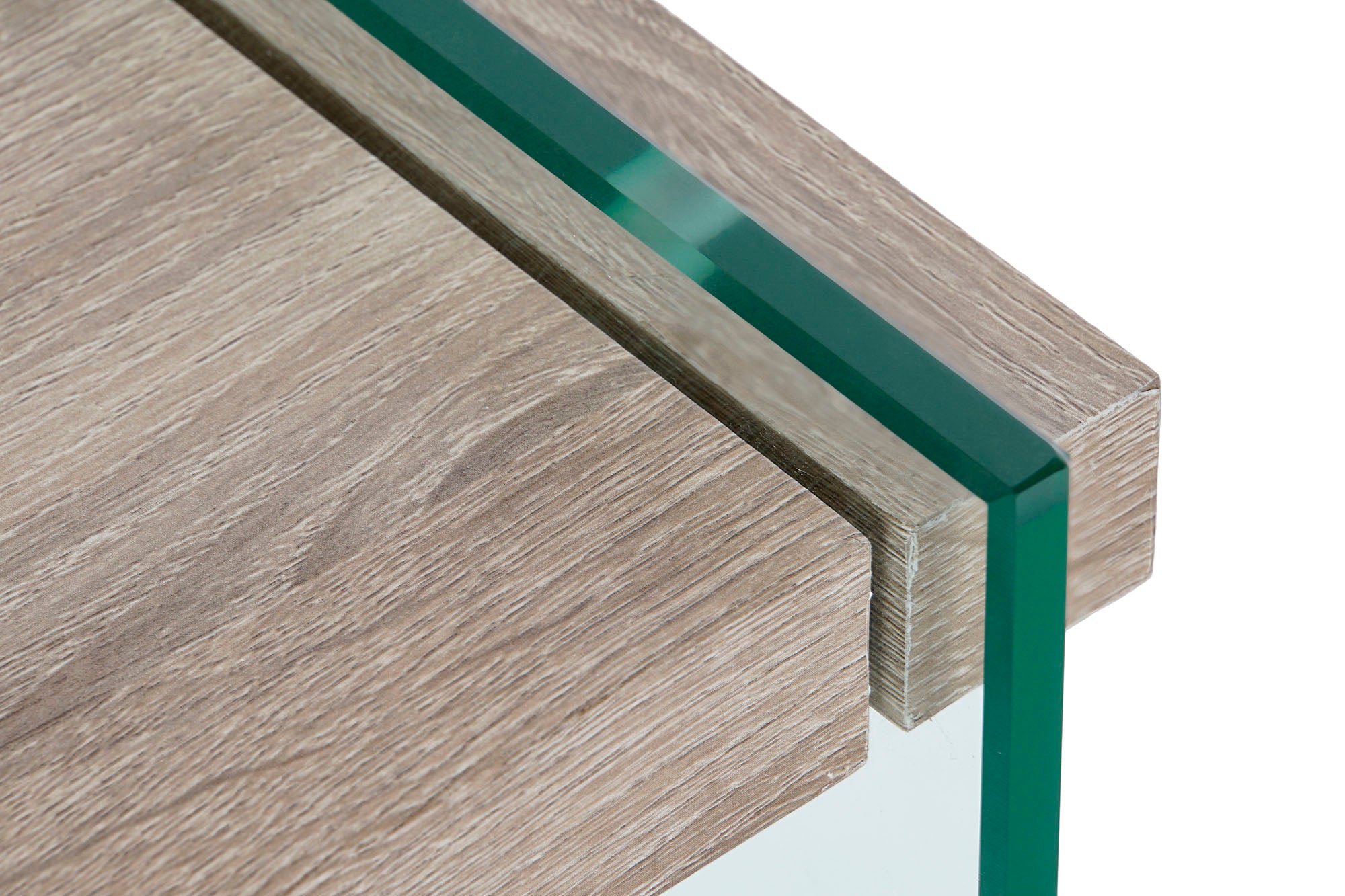 MESITA DE NOCHE CRISTAL MDF 50X50X49 TEMPLADO - Imagen 5