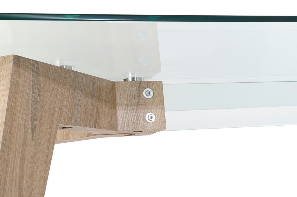 MESA COMEDOR CRISTAL MDF 160X90X75 TEMPLADO - Imagen 5