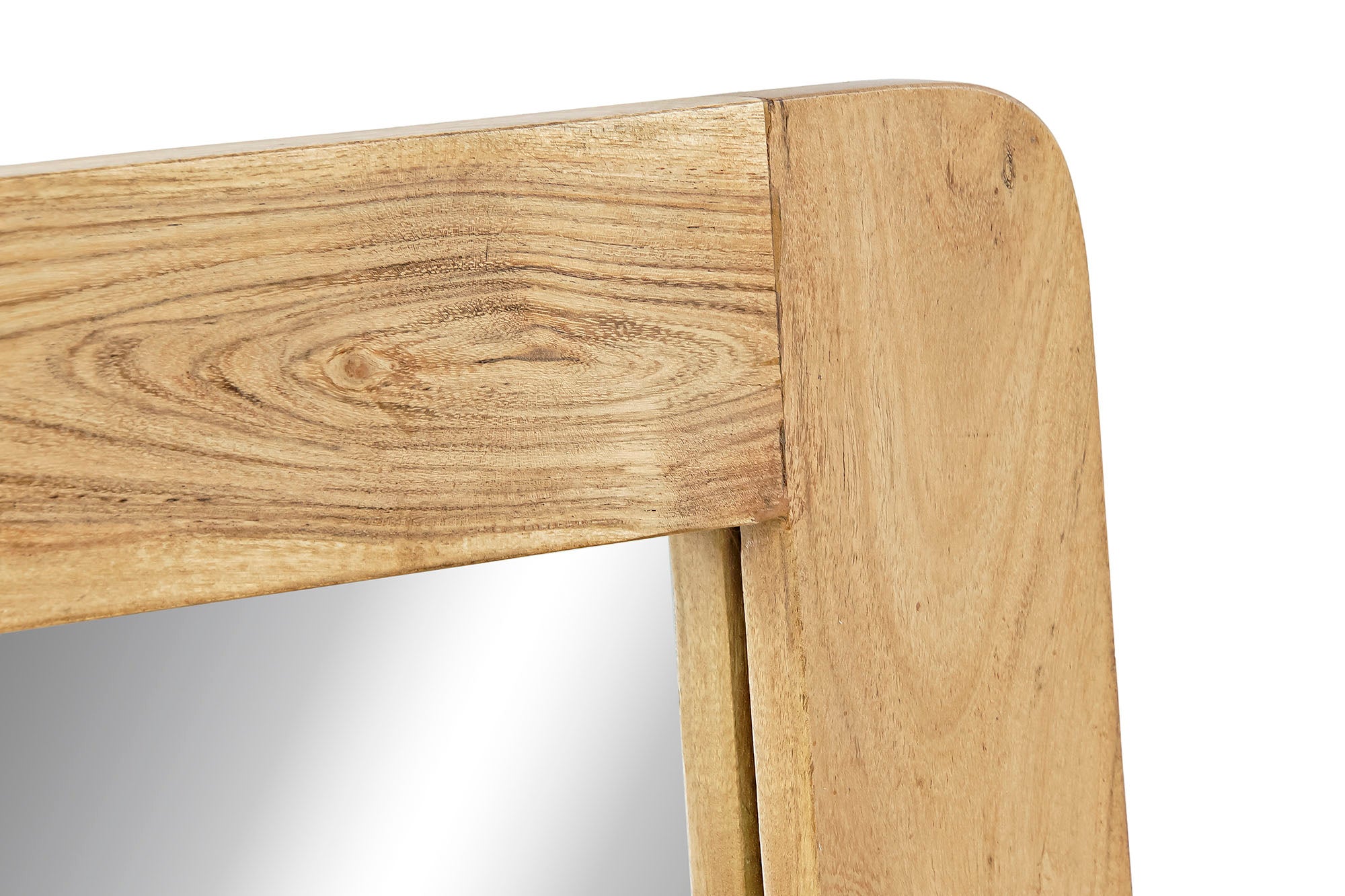 ESPEJO ACACIA 80X3X100 NATURAL - Imagen 3