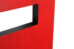 CABECERO CAMA ABETO MDF 160X4X120 ROJO - Imagen 3
