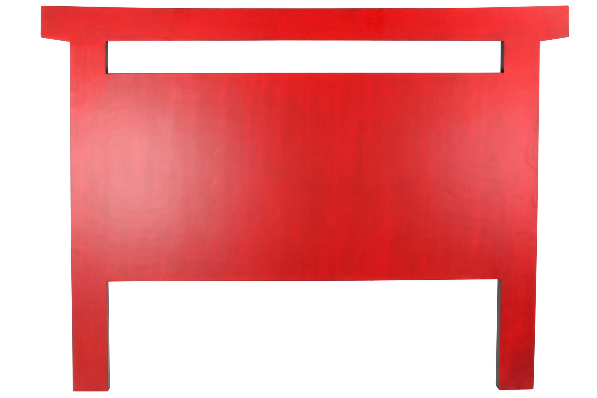 CABECERO CAMA ABETO MDF 160X4X120 ROJO - Imagen 1