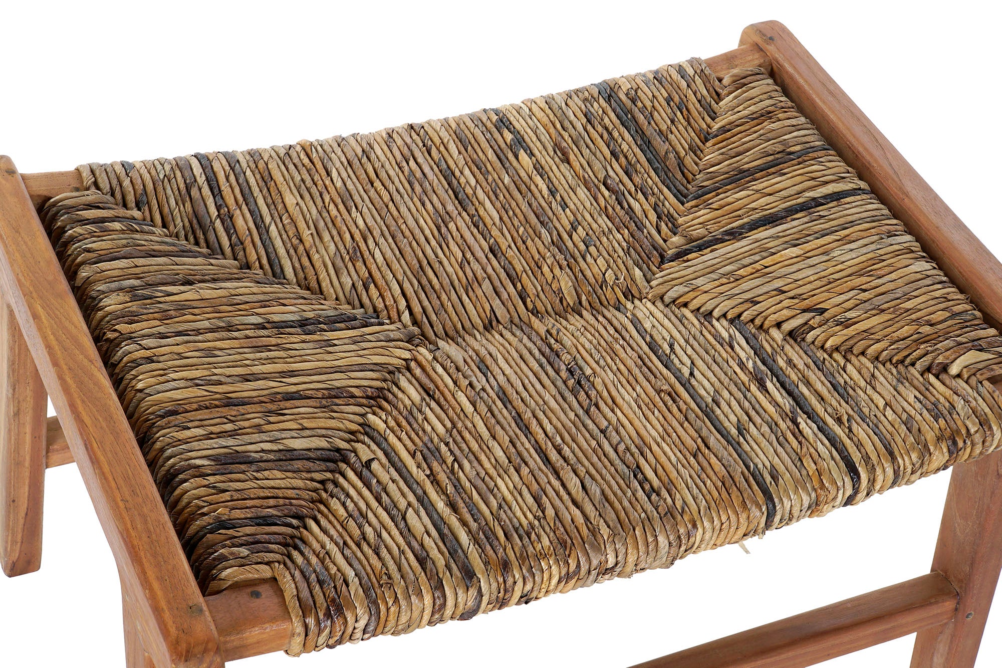 DESCALZADORA TECA FIBRA 65X47X40 NATURAL - Imagen 2