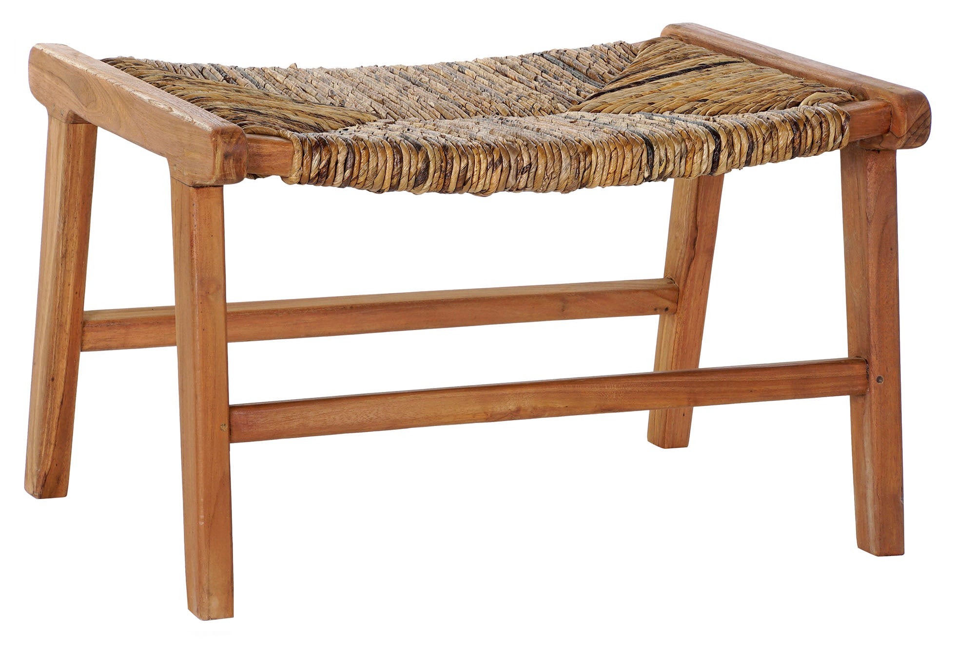 DESCALZADORA TECA FIBRA 65X47X40 NATURAL - Imagen 1