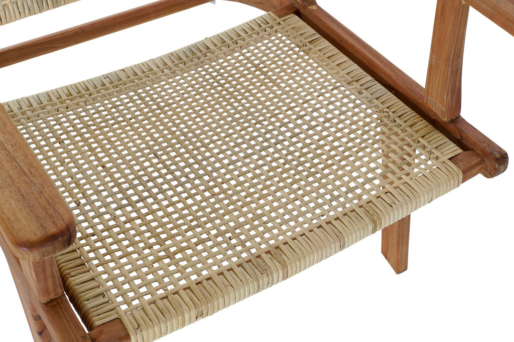 BUTACA TECA RATAN 69X78X68 NATURAL - Imagen 2