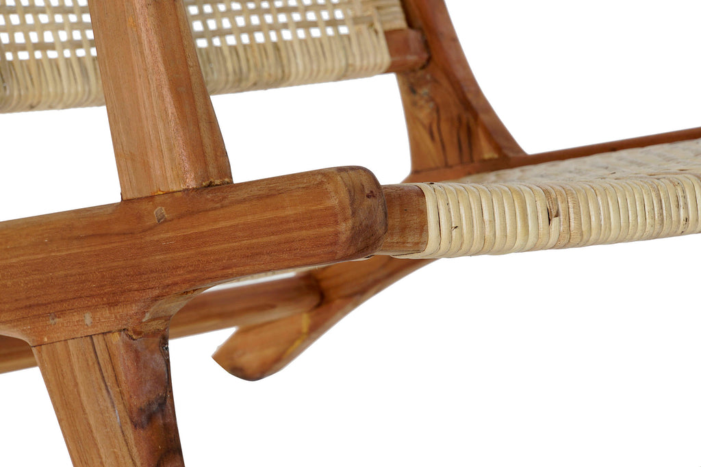 BUTACA TECA RATAN 69X78X68 NATURAL - Imagen 4