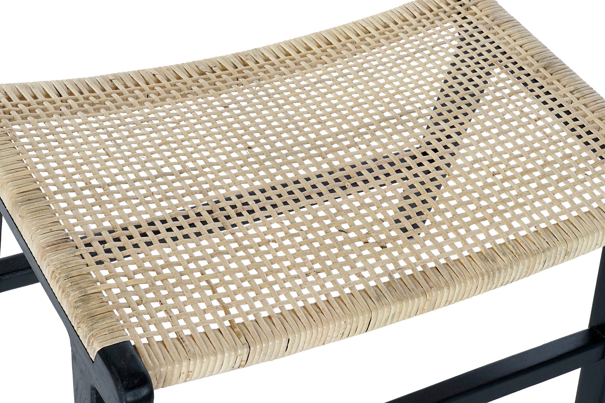 DESCALZADORA TECA RATAN 65X47X40 NEGRO - Imagen 2