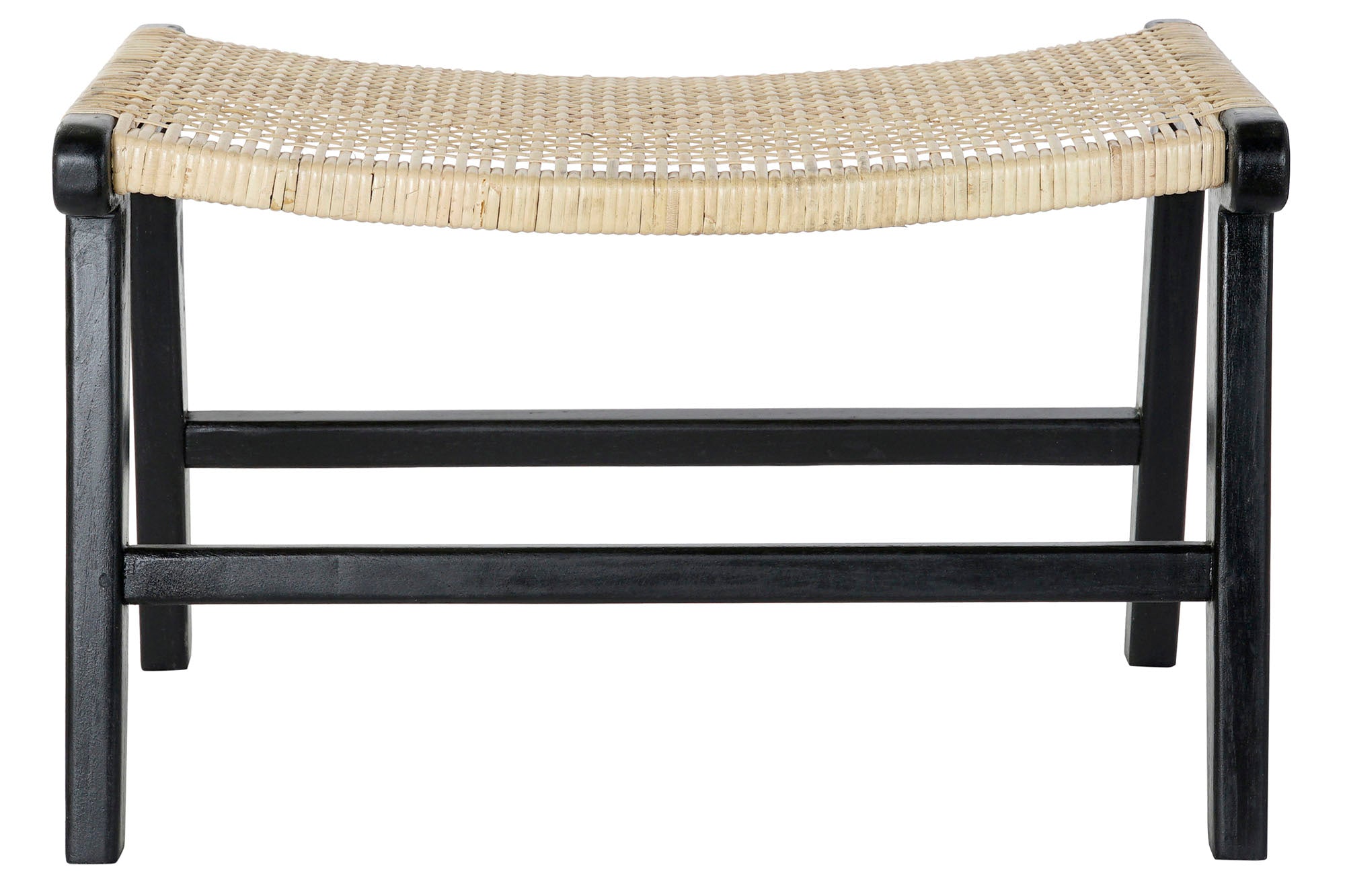 DESCALZADORA TECA RATAN 65X47X40 NEGRO - Imagen 4