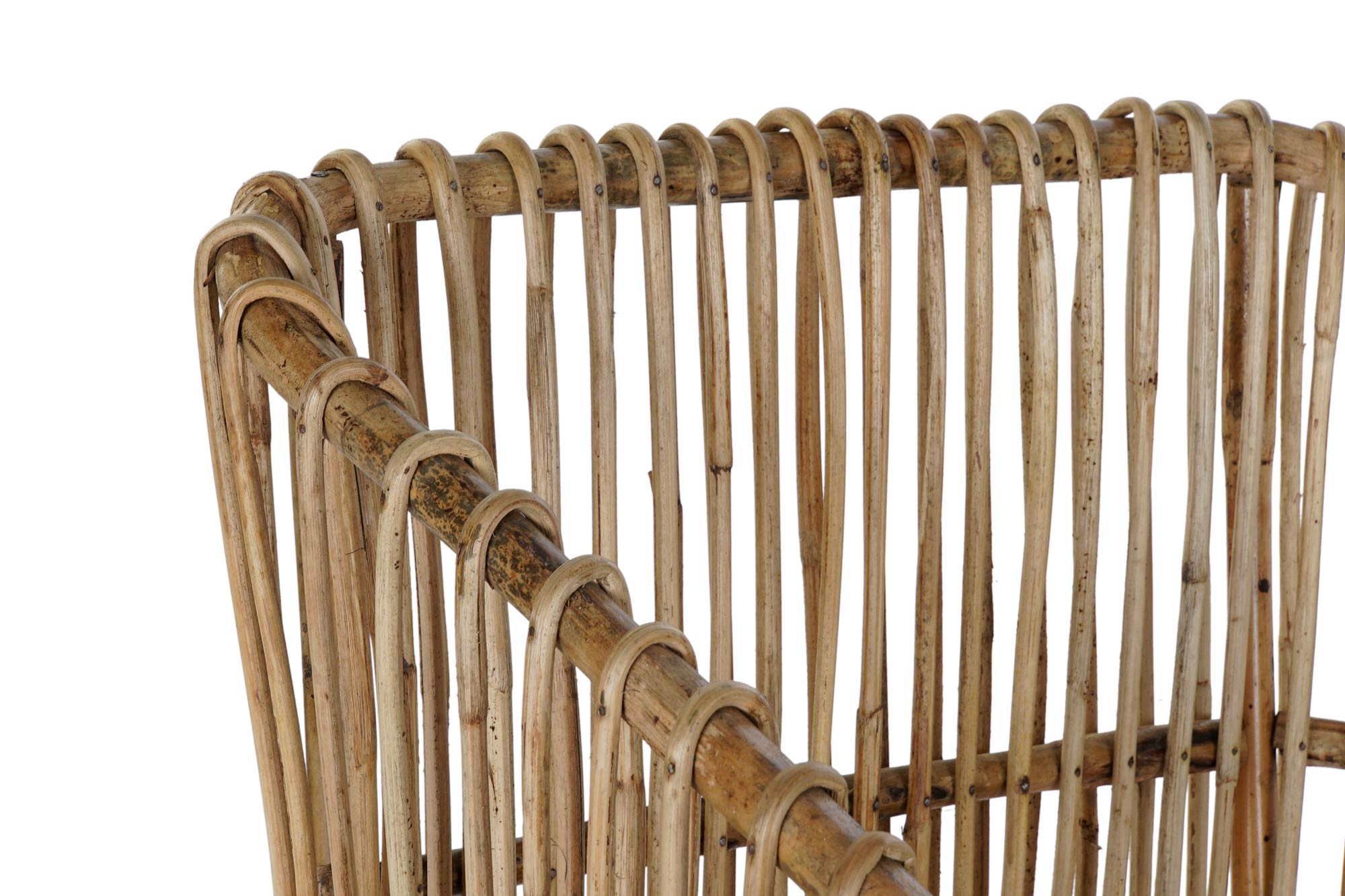 SILLON RATAN 56X52X82 40cm NATURAL NATURAL - Imagen 3