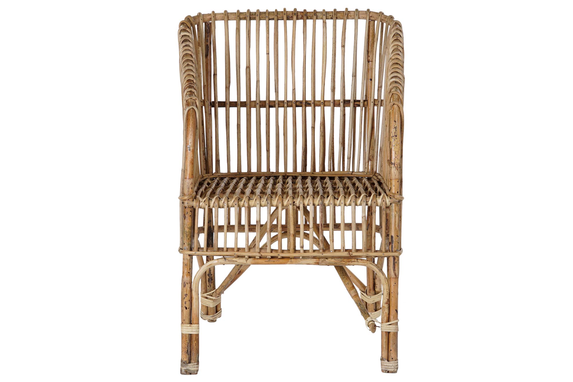 SILLON RATAN 56X52X82 40cm NATURAL NATURAL - Imagen 5