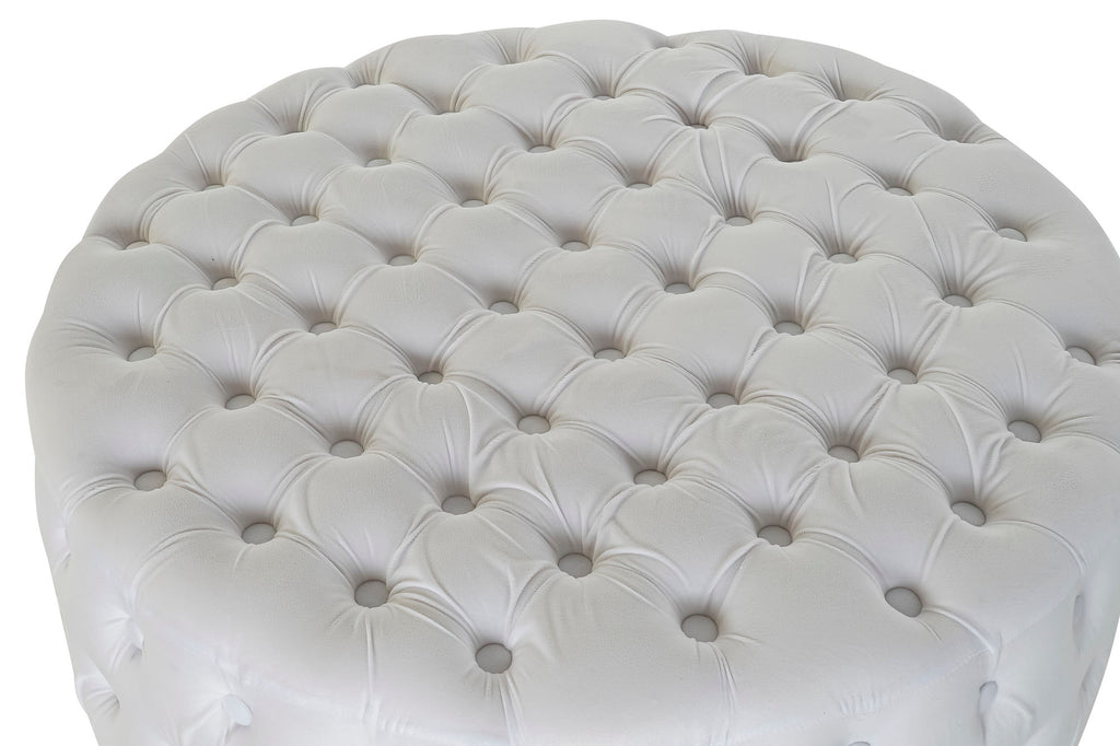 REPOSAPIES POLIESTER MDF 78X78X40 BLANCO - Imagen 2