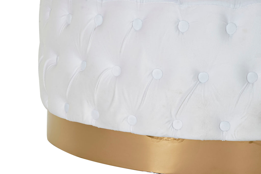 REPOSAPIES POLIESTER MDF 78X78X40 BLANCO - Imagen 4