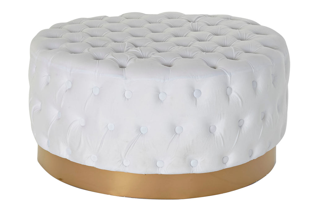 REPOSAPIES POLIESTER MDF 78X78X40 BLANCO - Imagen 1