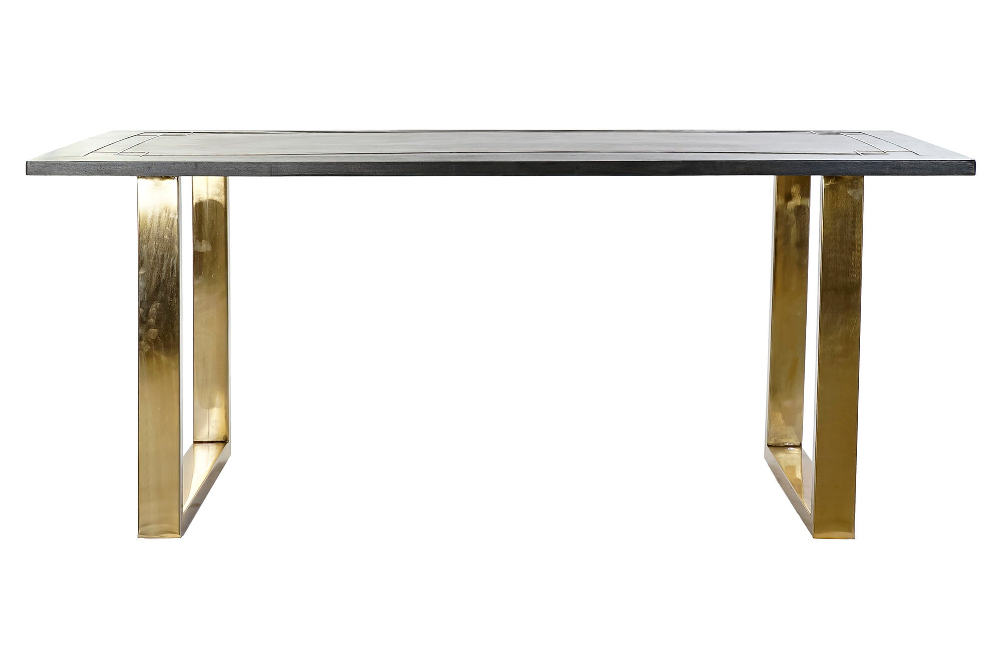 MESA COMEDOR MANGO METAL 180X89X75 NEGRO - Imagen 6